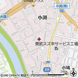 埼玉県春日部市小渕1450周辺の地図