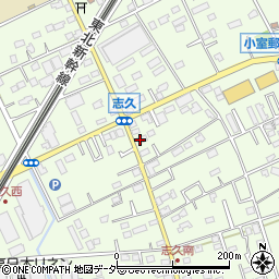 株式会社喜久屋　伊奈店周辺の地図