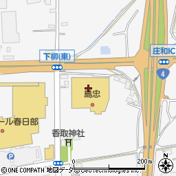 埼玉県春日部市下柳343周辺の地図