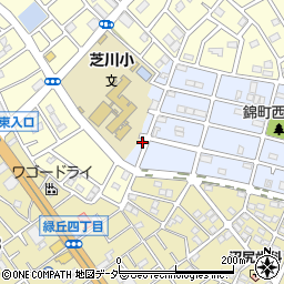 埼玉県上尾市錦町24-4周辺の地図