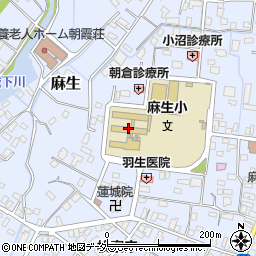 行方市立麻生幼稚園周辺の地図