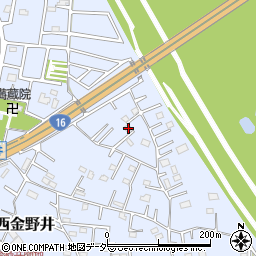 埼玉県春日部市西金野井1117周辺の地図