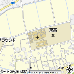 埼玉県立春日部東高等学校周辺の地図