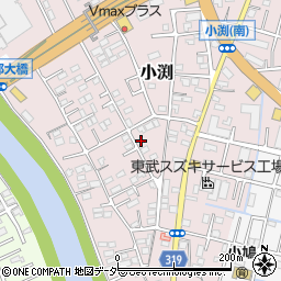 埼玉県春日部市小渕1451周辺の地図
