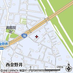 埼玉県春日部市西金野井1121周辺の地図