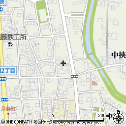 福井県大野市中挾2丁目1407周辺の地図