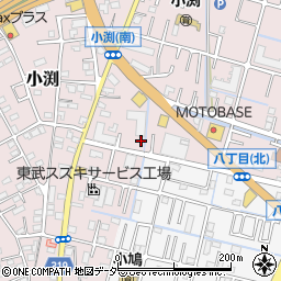 埼玉県春日部市小渕46周辺の地図