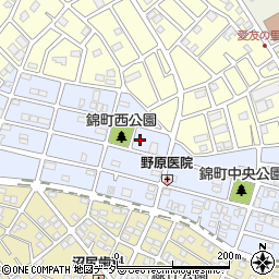 埼玉県上尾市錦町11周辺の地図