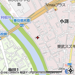 埼玉県春日部市小渕735周辺の地図