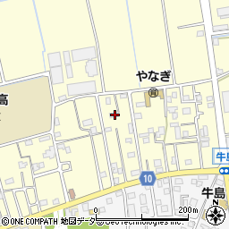 埼玉県春日部市樋籠632周辺の地図