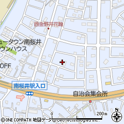 埼玉県春日部市西金野井461周辺の地図
