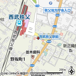 トヨタレンタリース埼玉西武秩父駅前店周辺の地図