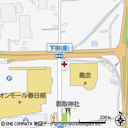 埼玉県春日部市下柳341周辺の地図