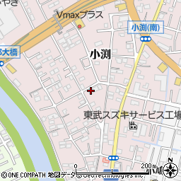 埼玉県春日部市小渕1454周辺の地図