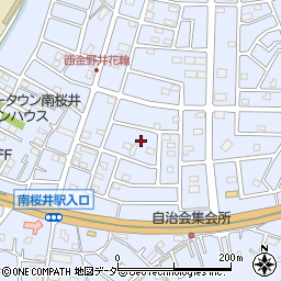 埼玉県春日部市西金野井468周辺の地図