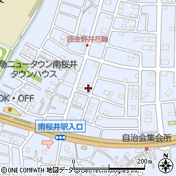 埼玉県春日部市西金野井460周辺の地図