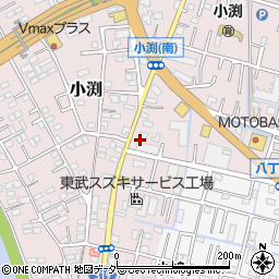 埼玉県春日部市小渕39周辺の地図