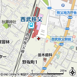 秩父警察署西武秩父駅前交番周辺の地図
