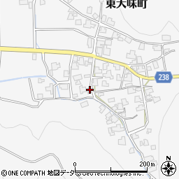 福井県福井市東大味町32-34周辺の地図