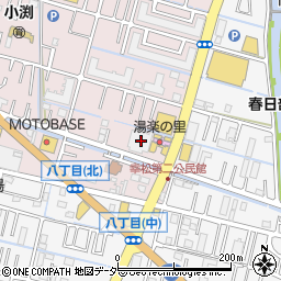 埼玉県春日部市小渕102周辺の地図