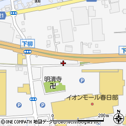 埼玉県春日部市下柳528周辺の地図