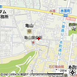 福井県大野市水落町周辺の地図