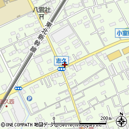 埼玉県北足立郡伊奈町小室5360-1周辺の地図