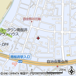 埼玉県春日部市西金野井470周辺の地図