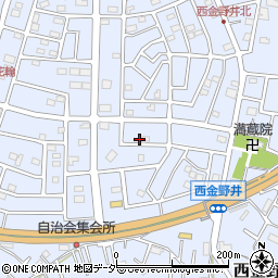 埼玉県春日部市西金野井555周辺の地図