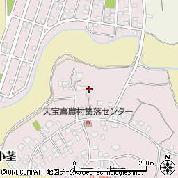 茨城県つくば市天宝喜周辺の地図