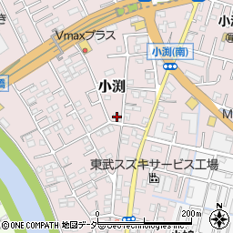 埼玉県春日部市小渕1435周辺の地図