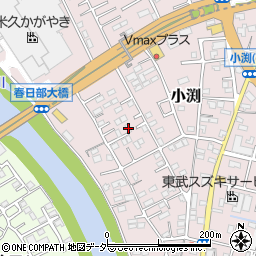 埼玉県春日部市小渕1496周辺の地図