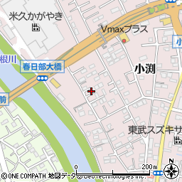 埼玉県春日部市小渕1492周辺の地図