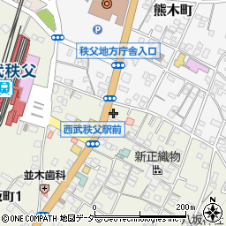 すき家１４０号秩父野坂店周辺の地図
