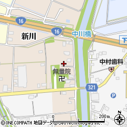 埼玉県春日部市新川216周辺の地図