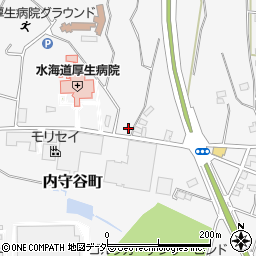 茨城県常総市内守谷町3719周辺の地図
