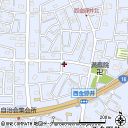 埼玉県春日部市西金野井594周辺の地図