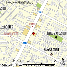 西松屋牛久上柏田店周辺の地図