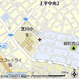 埼玉県上尾市錦町22周辺の地図