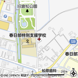 埼玉県春日部市八丁目822周辺の地図