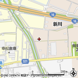 埼玉県春日部市新川178周辺の地図