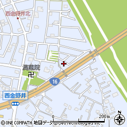 埼玉県春日部市西金野井1127周辺の地図