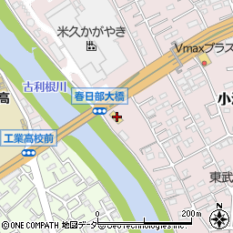 埼玉県春日部市小渕836周辺の地図