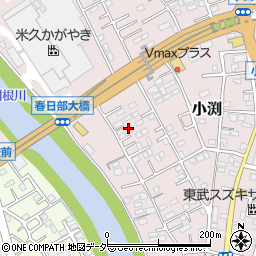 埼玉県春日部市小渕1491周辺の地図