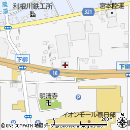 埼玉県春日部市下柳531周辺の地図