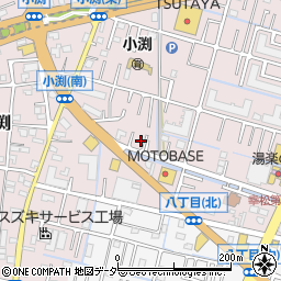 埼玉県春日部市小渕91周辺の地図