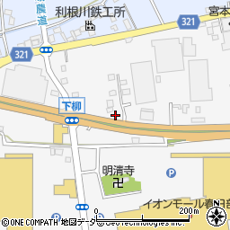 埼玉県春日部市下柳525周辺の地図