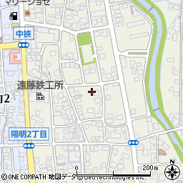 福井県大野市中挾2丁目1201周辺の地図