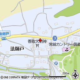 法師戸公民館周辺の地図