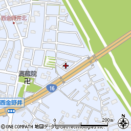 埼玉県春日部市西金野井1128周辺の地図